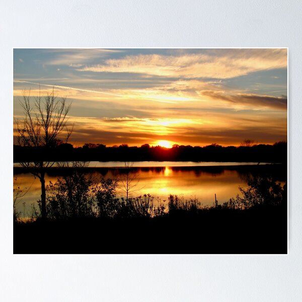 Serene Sunset over Lake Hiawatha  Poster RB0301 product Offical jinjer Merch