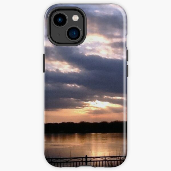 Sunset Piercing Clouds Over Lake Hiawatha  iPhone Tough Case RB0301 product Offical jinjer Merch