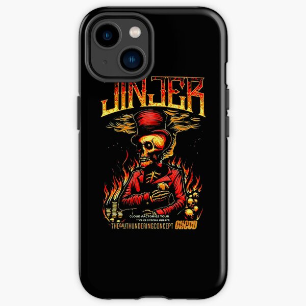 fire membra skull 3  jinjer high best sell Tshirt trending  iPhone Tough Case RB0301 product Offical jinjer Merch