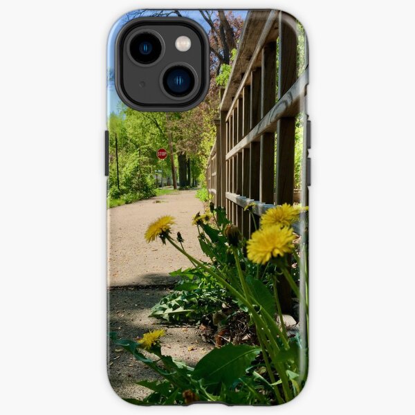 Dandelion Growing by a Wooden Fence iPhone Tough Case RB0301 product Offical jinjer Merch