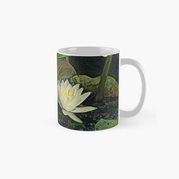 Water Lily Sheltered by its Own Leaves Classic Mug RB0301 product Offical jinjer Merch