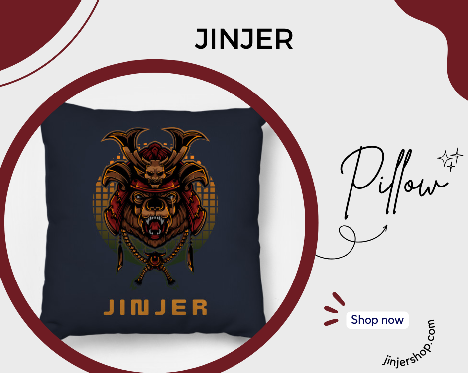 no edit jinjer Pillow - Jinjer Shop
