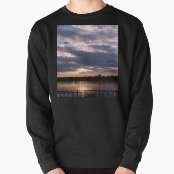 Sunset Piercing Clouds Over Lake Hiawatha  Pullover Sweatshirt RB0301 product Offical jinjer Merch