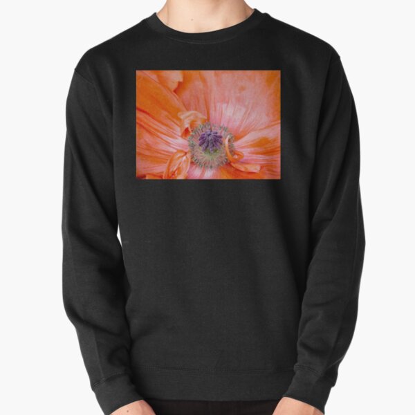 Brilliant Orange Oriental Poppy Flower Up Close Pullover Sweatshirt RB0301 product Offical jinjer Merch