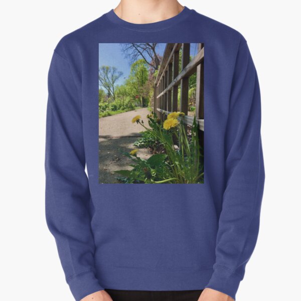 Dandelion Growing by a Wooden Fence Pullover Sweatshirt RB0301 product Offical jinjer Merch
