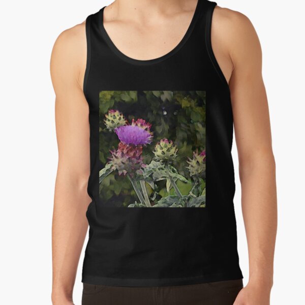 Artichoke Flower Painting Tank Top RB0301 product Offical jinjer Merch