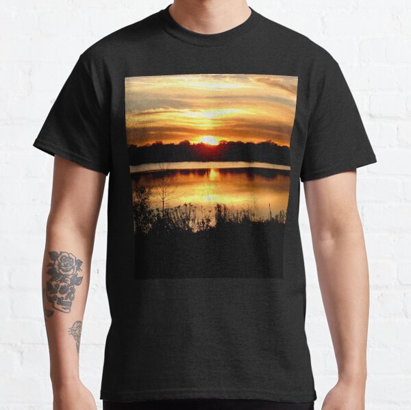Serene Sunset over Lake Hiawatha  Classic T-Shirt RB0301 product Offical jinjer Merch