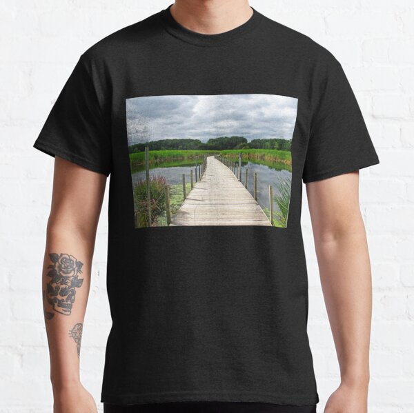 Walking in a Wetland on a Boardwalk Classic T-Shirt RB0301 product Offical jinjer Merch