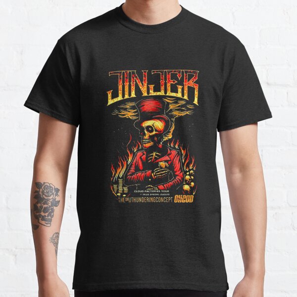 fire membra skull 3  jinjer high best sell Tshirt trending  Classic T-Shirt RB0301 product Offical jinjer Merch
