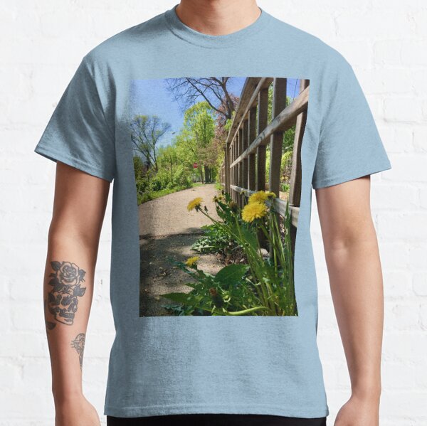 Dandelion Growing by a Wooden Fence Classic T-Shirt RB0301 product Offical jinjer Merch
