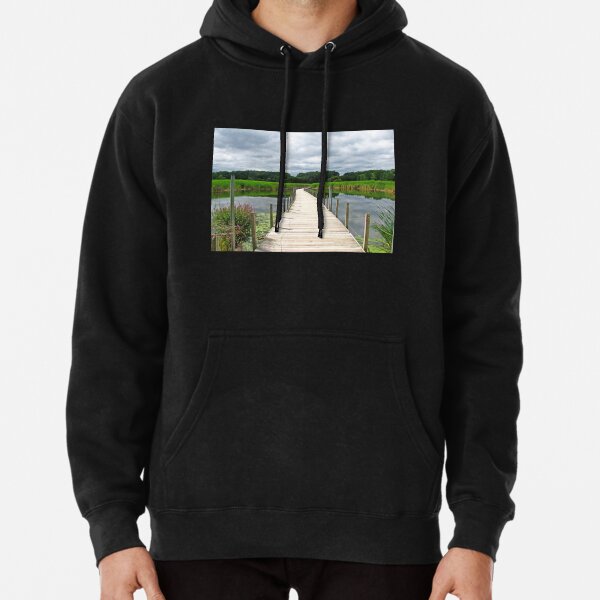 Walking in a Wetland on a Boardwalk Pullover Hoodie RB0301 product Offical jinjer Merch