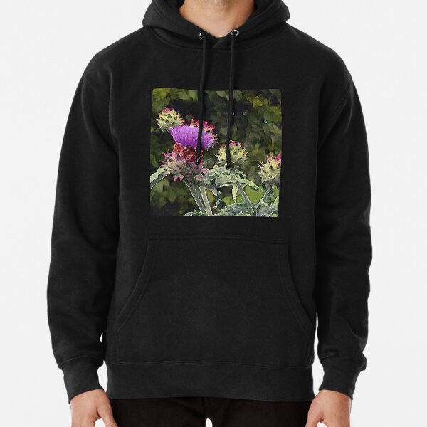 Artichoke Flower Painting Pullover Hoodie RB0301 product Offical jinjer Merch