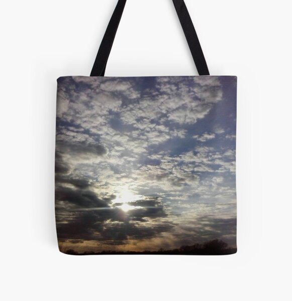 Setting Sun Illuminating Clouds Over Lake Hiawatha  All Over Print Tote Bag RB0301 product Offical jinjer Merch