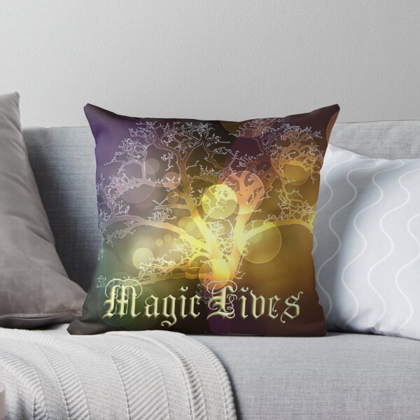 Magic Lives Throw Pillow RB0301 product Offical jinjer Merch