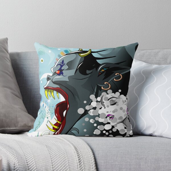Pisces Song Throw Pillow RB0301 product Offical jinjer Merch