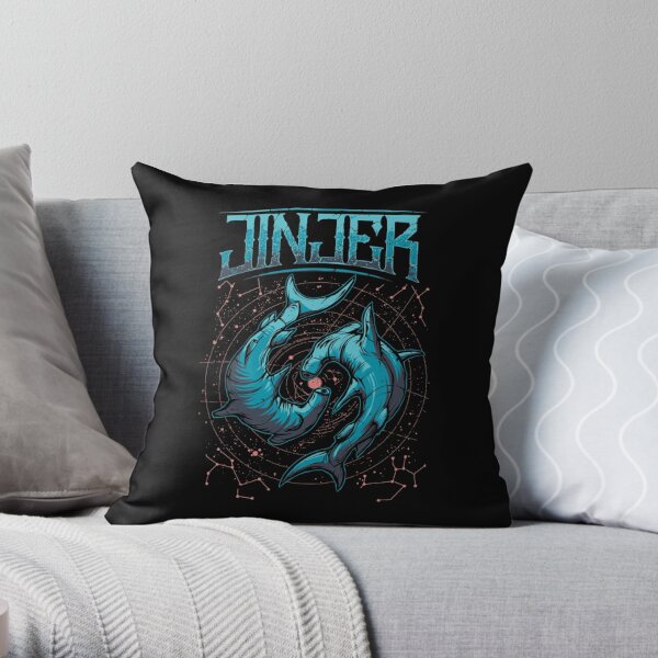 heavy metal core jinjer Throw Pillow RB0301 product Offical jinjer Merch