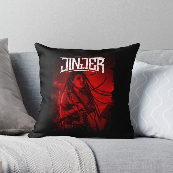 Lady Tatiana Throw Pillow RB0301 product Offical jinjer Merch