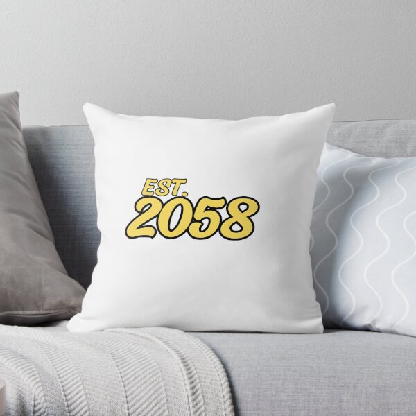 EST. 2058 Throw Pillow RB0301 product Offical jinjer Merch