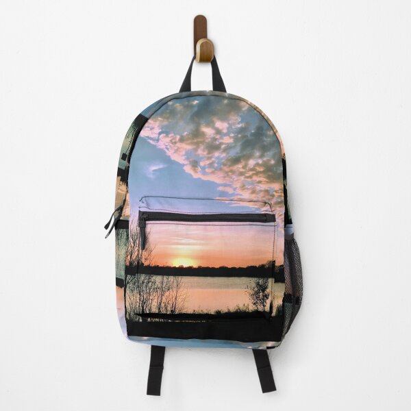 Clearing Cloud Front at Sunset Over Lake Backpack RB0301 product Offical jinjer Merch