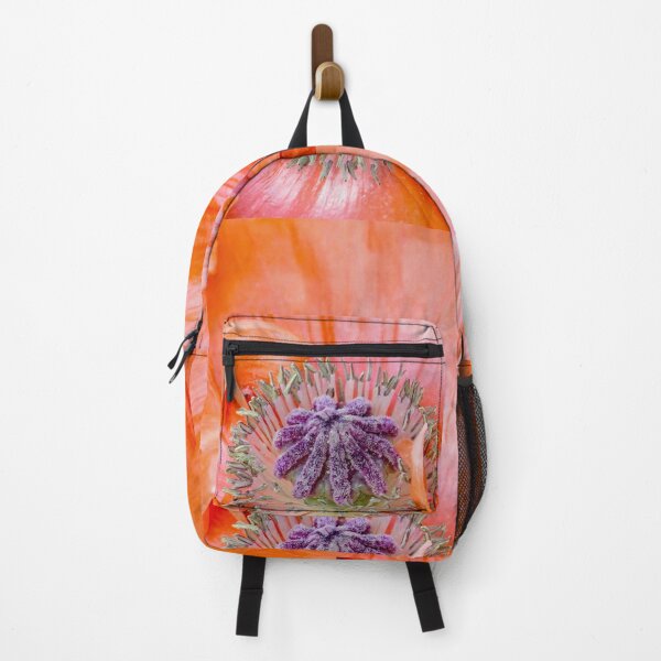 Brilliant Orange Oriental Poppy Flower Up Close Backpack RB0301 product Offical jinjer Merch