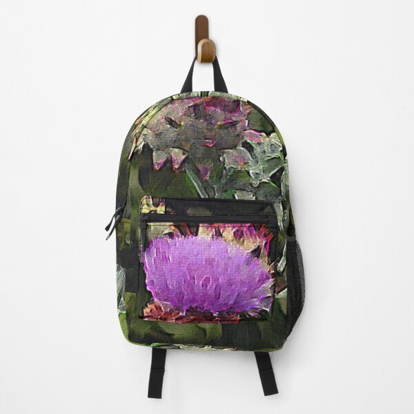 Artichoke Flower Painting Backpack RB0301 product Offical jinjer Merch