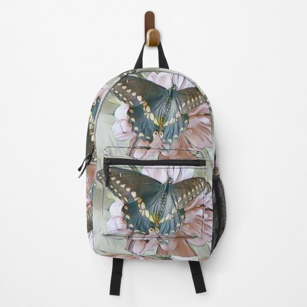 Black Swallowtail Butterfly Drawn Lightly Backpack RB0301 product Offical jinjer Merch