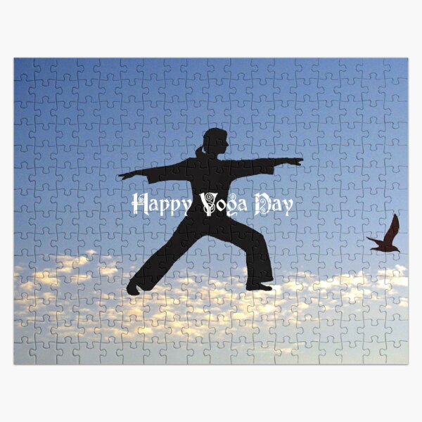 Happy Yoga Day Jigsaw Puzzle RB0301 product Offical jinjer Merch