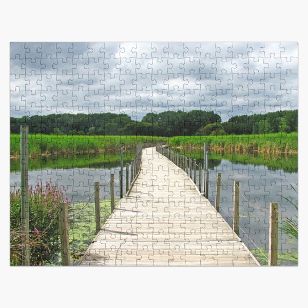 Walking in a Wetland on a Boardwalk Jigsaw Puzzle RB0301 product Offical jinjer Merch