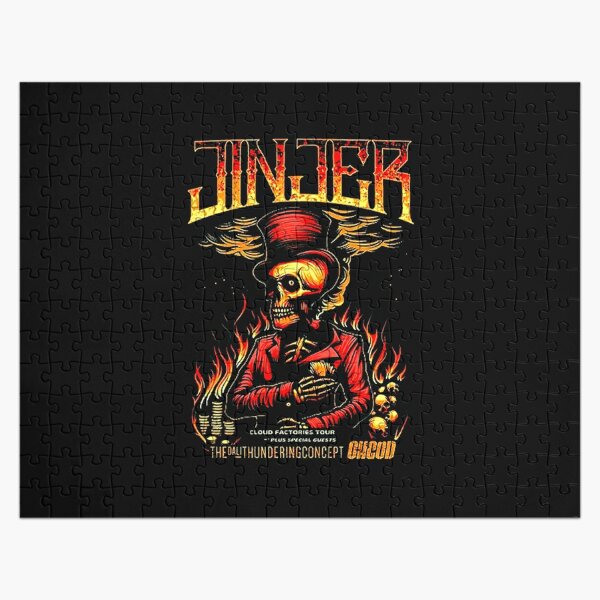 fire membra skull 3  jinjer high best sell Tshirt trending  Jigsaw Puzzle RB0301 product Offical jinjer Merch
